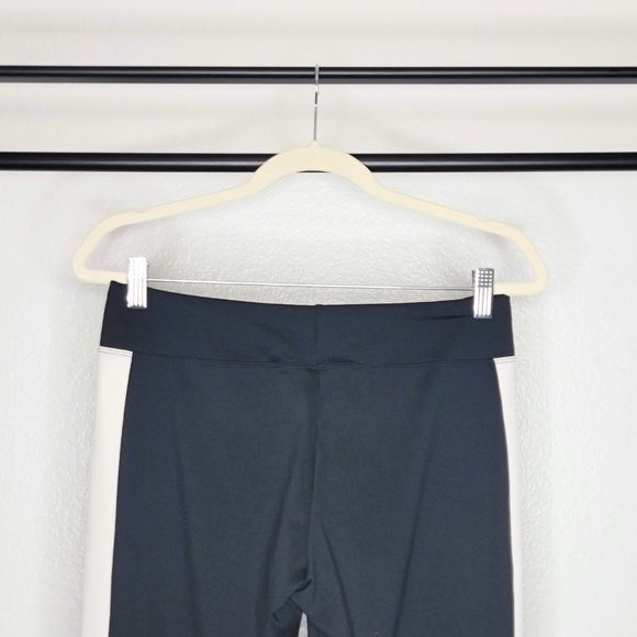 Nike Women's Black w/ White Stripe Stretchy Athletic Track Pants - Picture 5 of 6